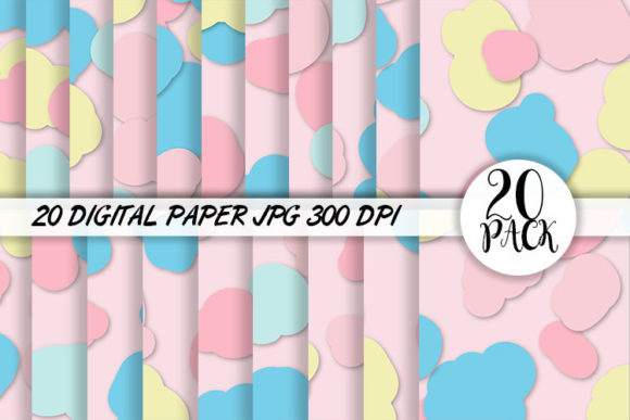 Download Digital Paper Pastel Color Background - Digital paper Collection
