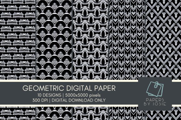 Download Geometric Pattern Digital Paper - Digital paper Collection
