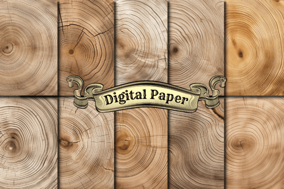 Download Natural Wood Digital Paper Textures - Digital paper Collection