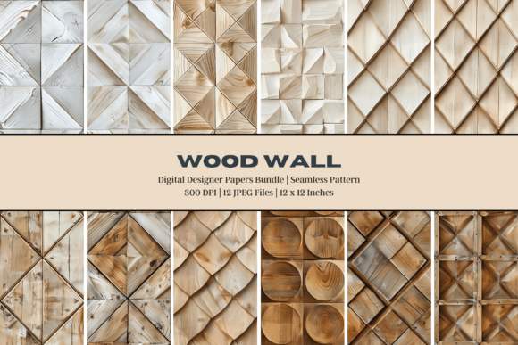 Download Natural Wood Wall Digital Paper - Digital paper Collection