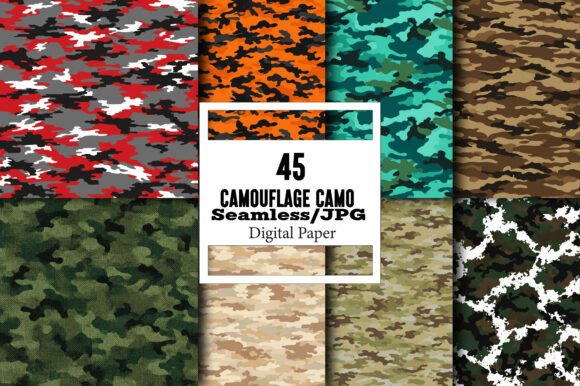 Download Camouflage Camo Digital Paper - Digital paper Collection