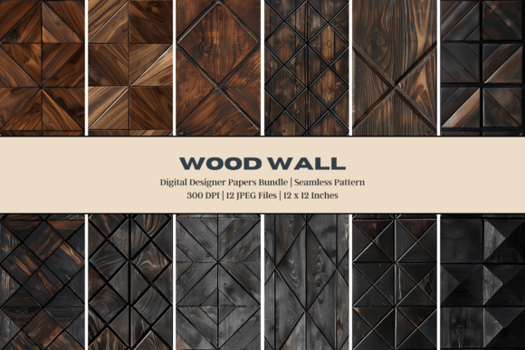 Download Natural Wood Wall Digital Paper - Digital paper Collection