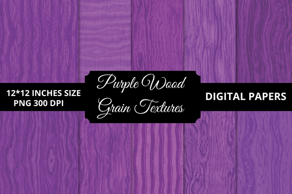 Download Purple Wood Grain Digital Papers - Digital paper Collection