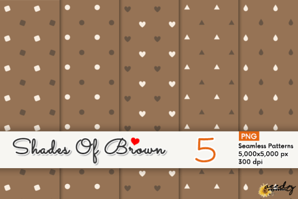 Download Shades of Brown Patterns Set - Brown patterns Collection