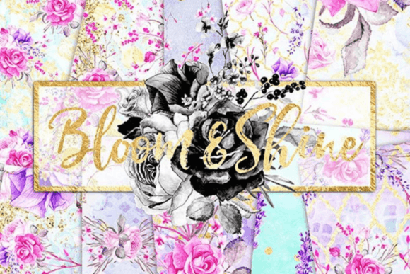 Download Aesthetic Roses Digital Paper - Digital paper Collection