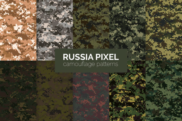 Download Russia Pixel Camouflage Patterns - Premium Resources