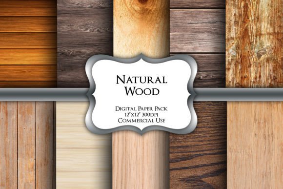 Download Natural Wood Digital Paper Pack - Digital paper Collection